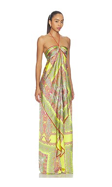 Vulcano Top - Giallo Paisley