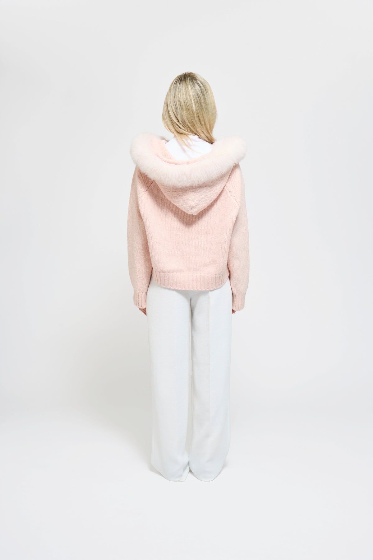 Cannes Zip Cardigan - Rosa