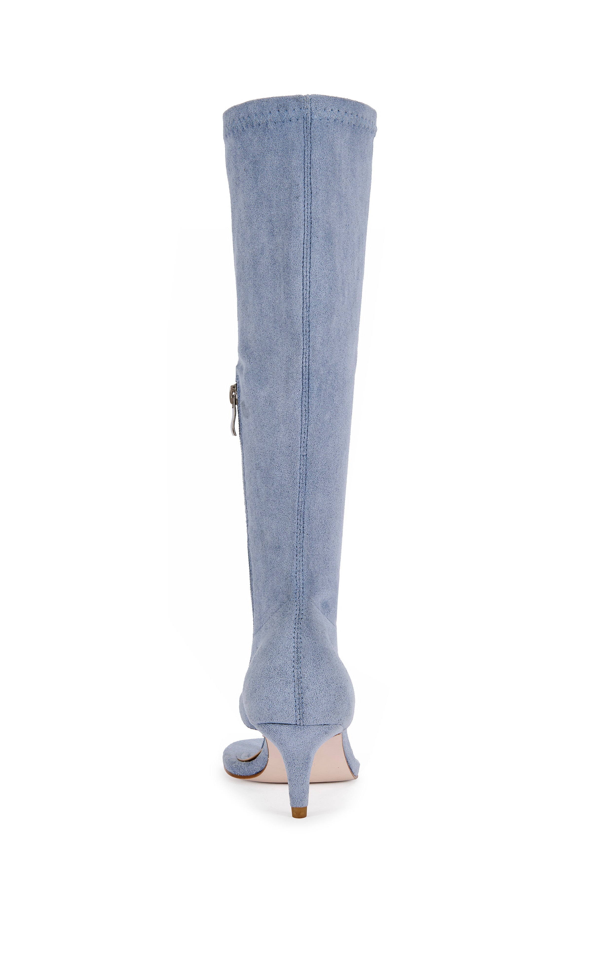 Cecilena Stivaletto Sandalo con Tacco - Blu Chiaro