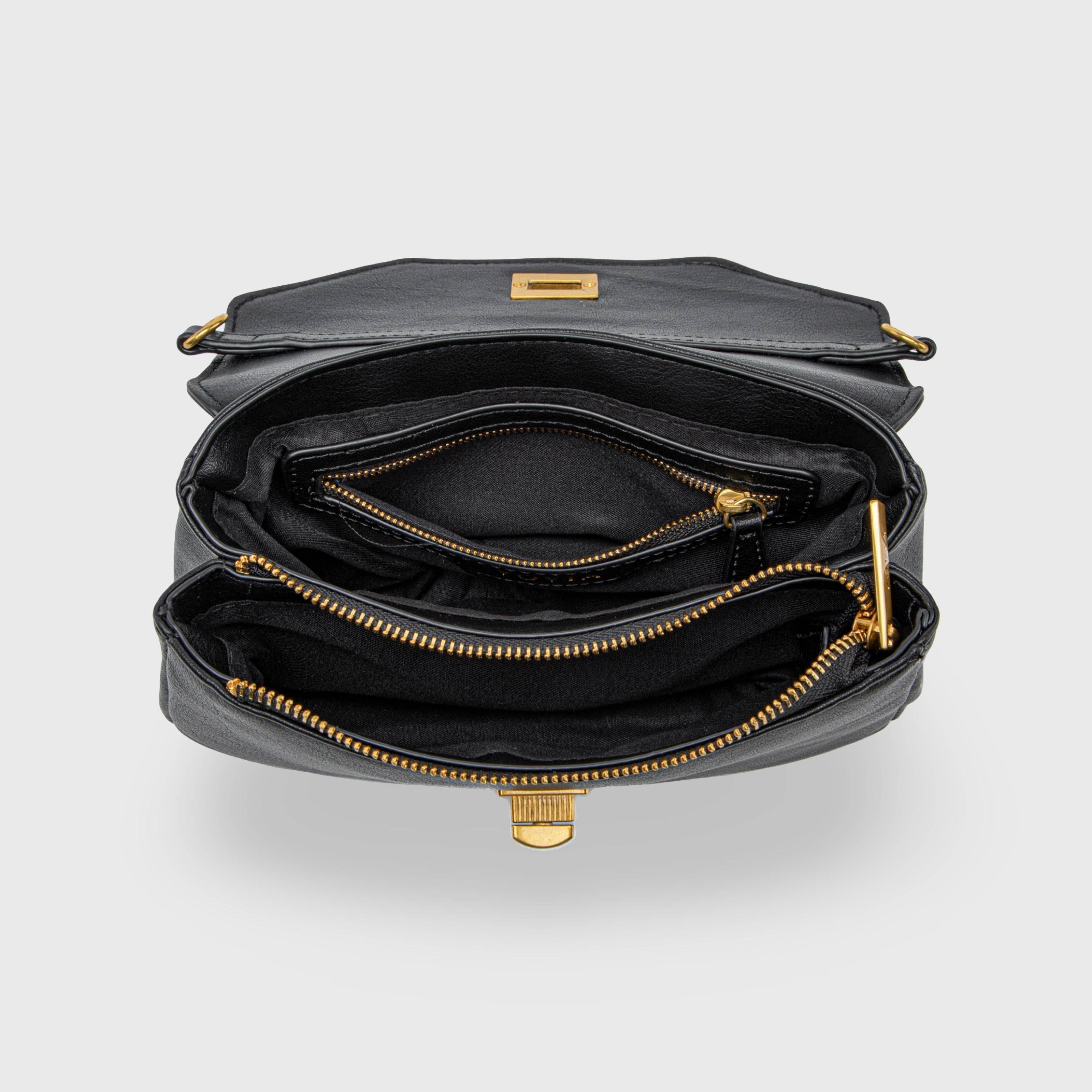 Selvina Mini Borsa a Tracolla - Nero Vintage