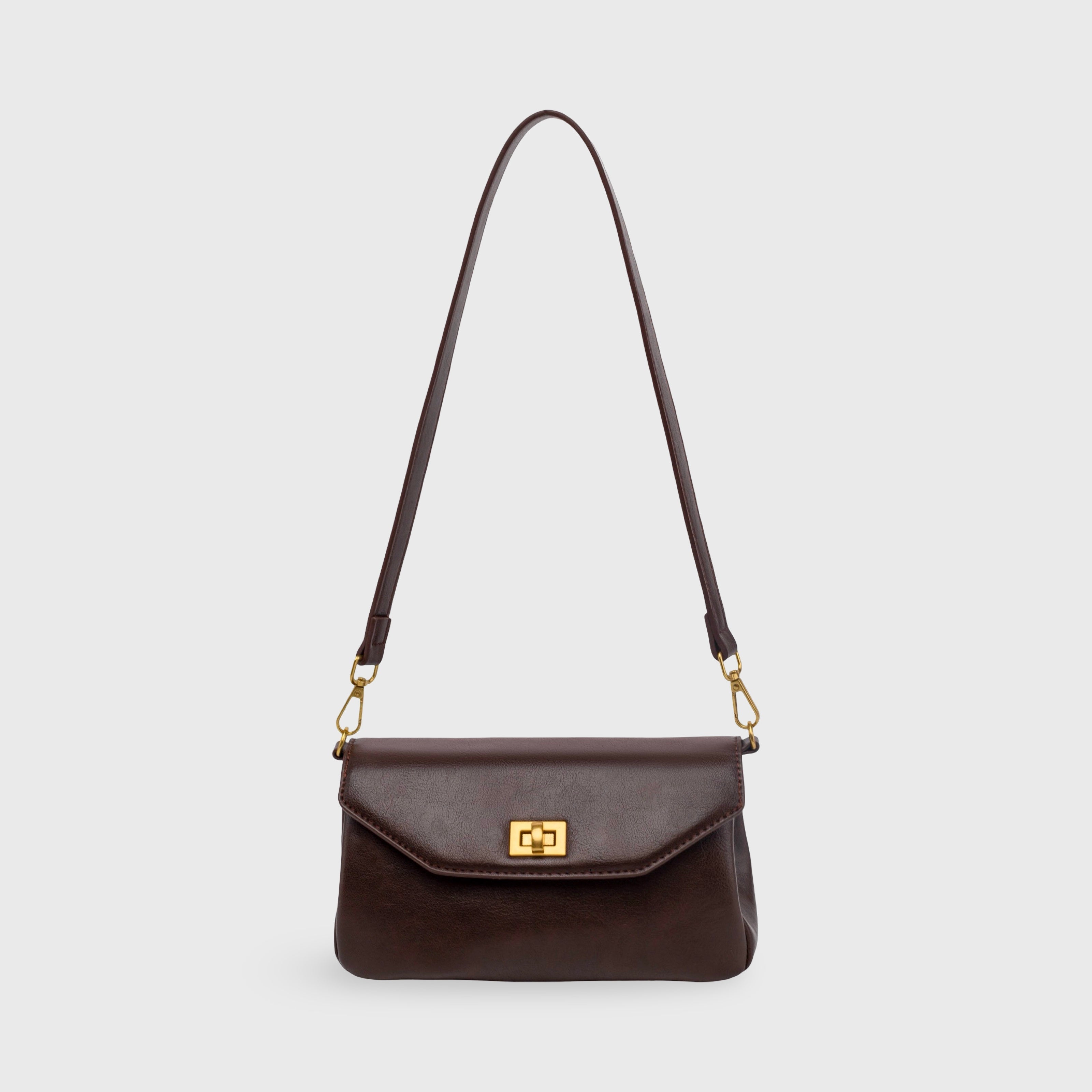 Selvina Mini Borsa a Tracolla - Caffè Vintage