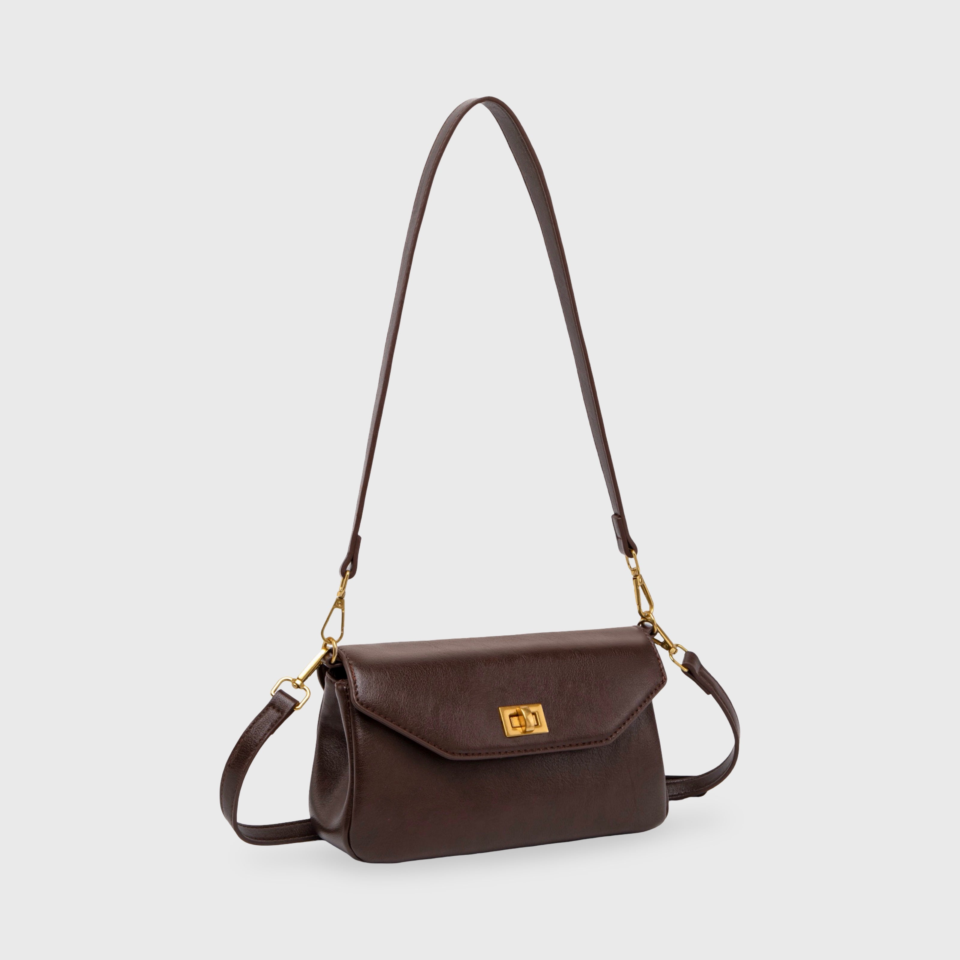 Selvina Mini Borsa a Tracolla - Caffè Vintage