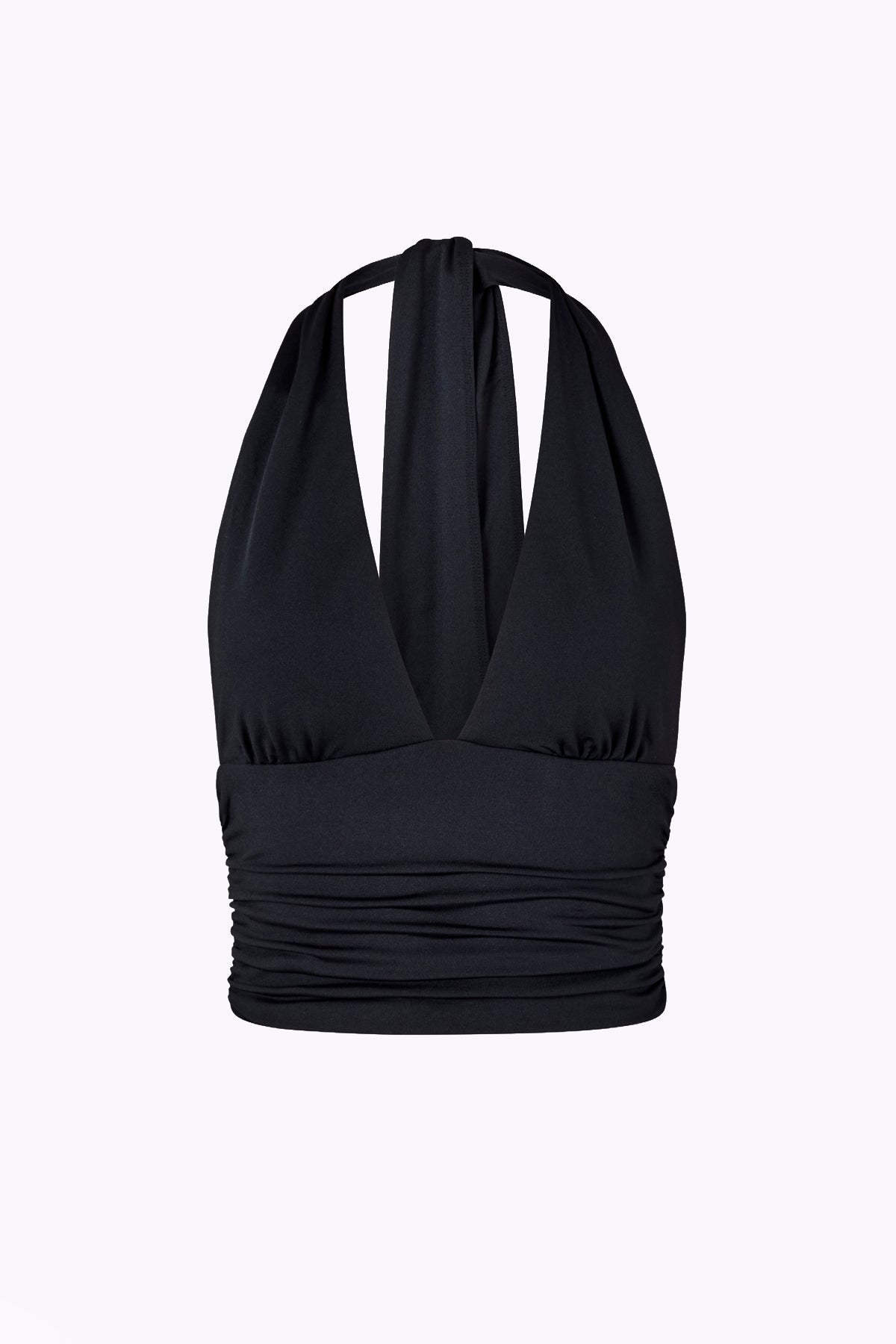 Eleganza Halter Top - Nero
