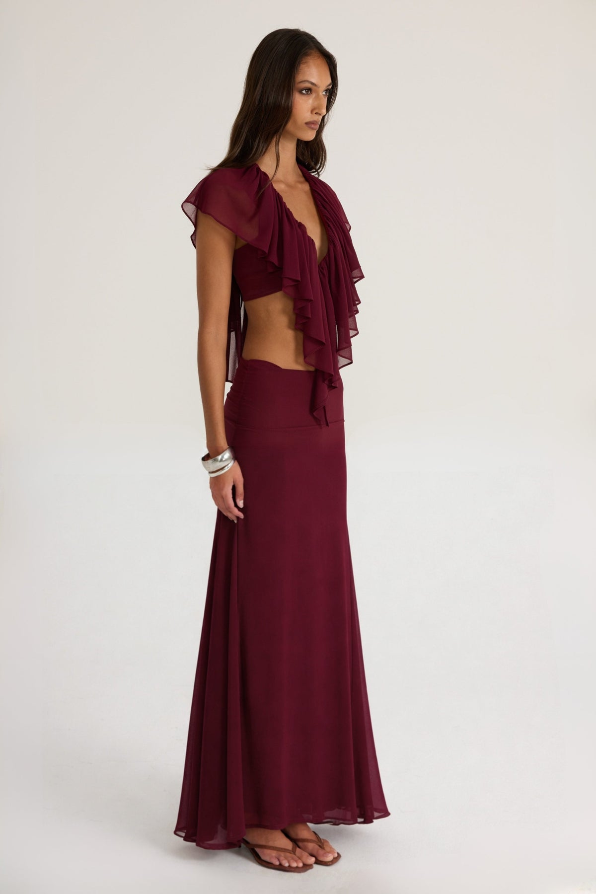 Clover Skirt - Bordeaux