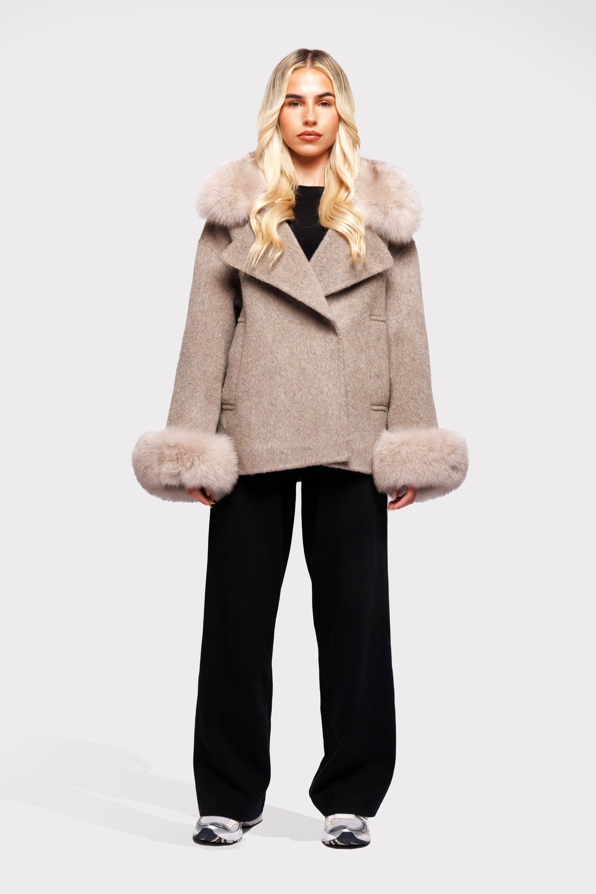 Claridges Short Coat - Beige