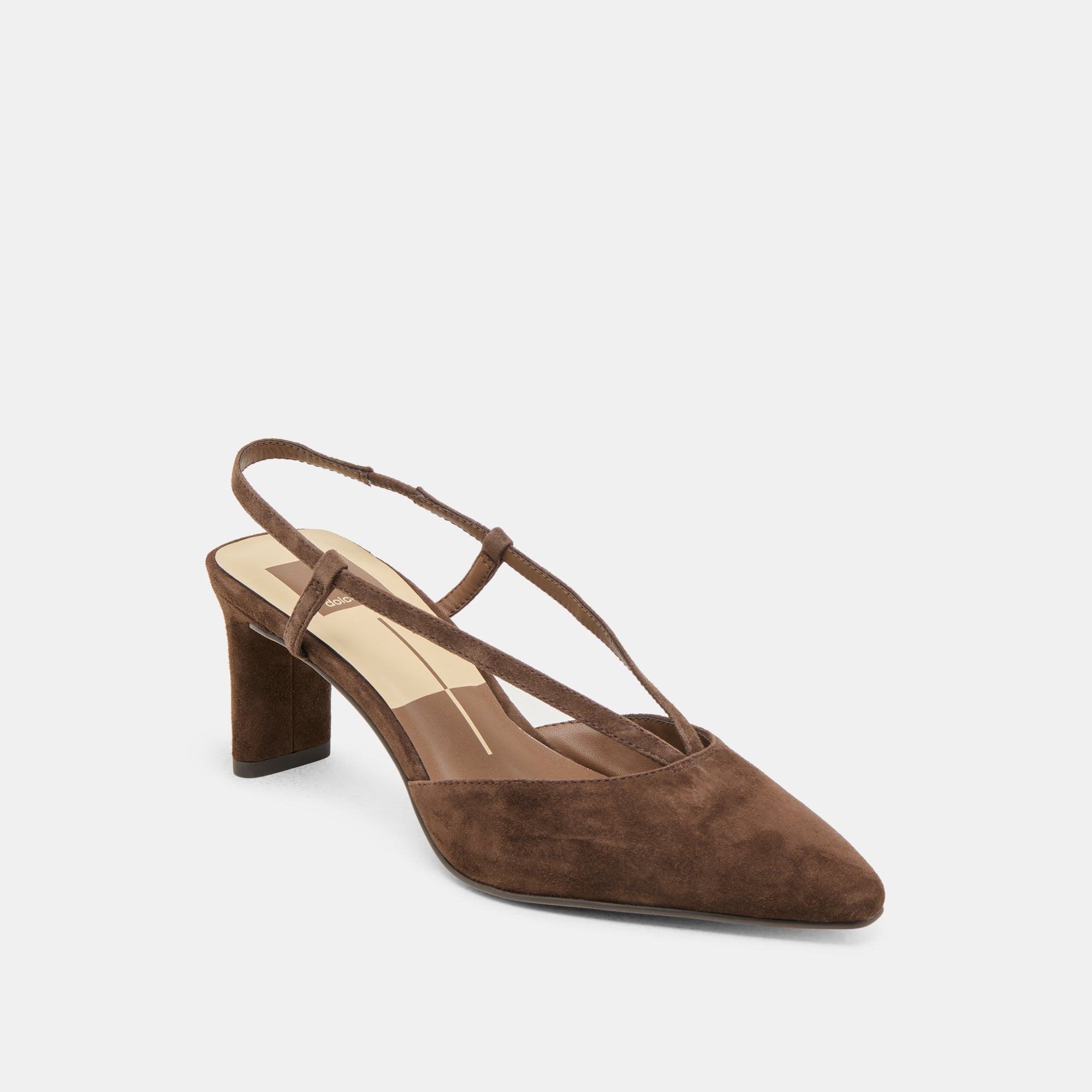 Ginella Sandalo Tacco Architettonico - Marrone Scuro