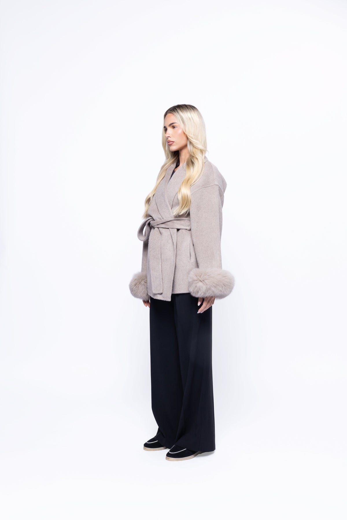Chelsea Short Coat - Taupe