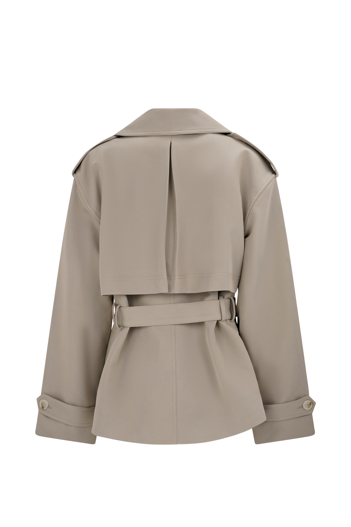 Alden Short Trench Jacket - Pebble