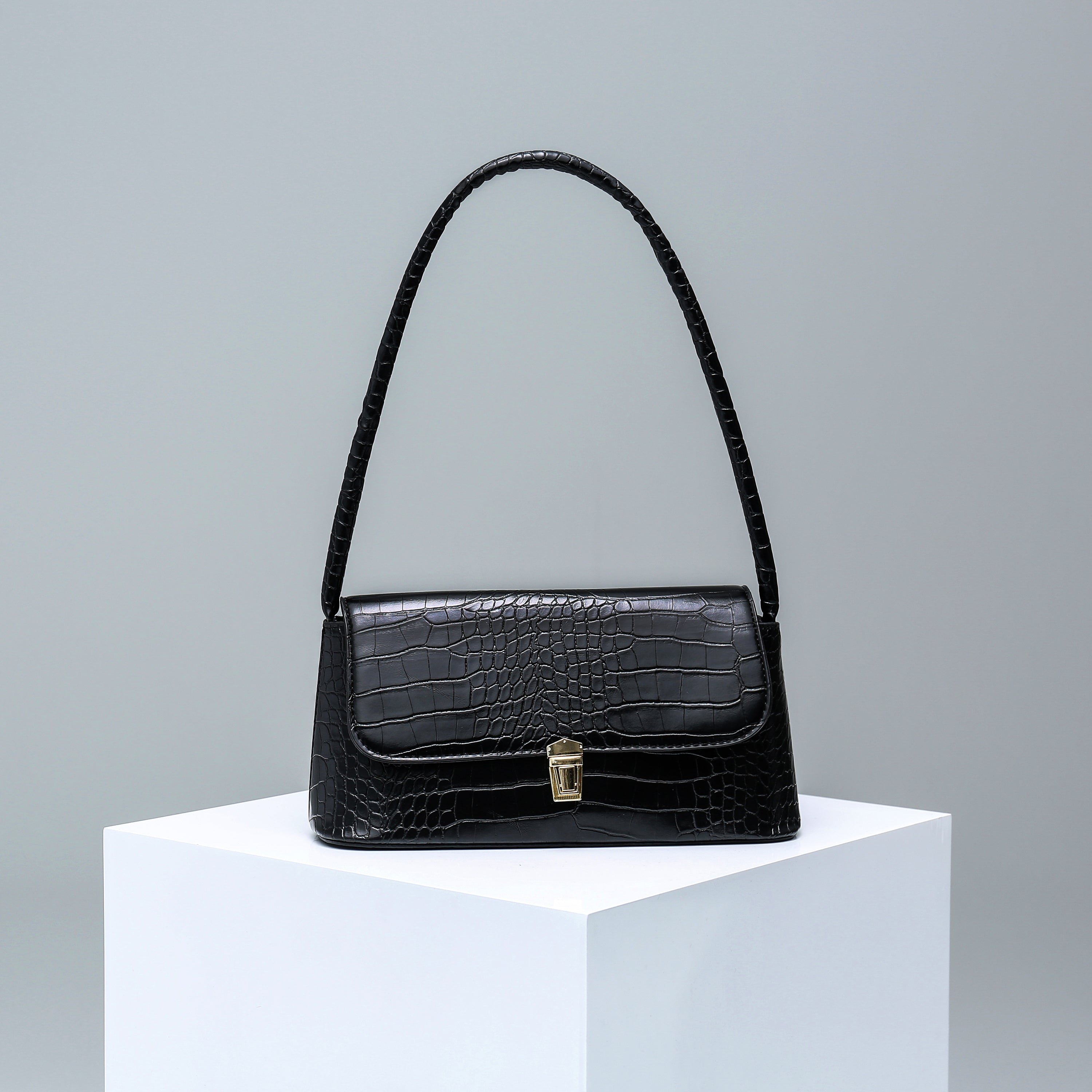 Corella Borsa Baguette - Nero