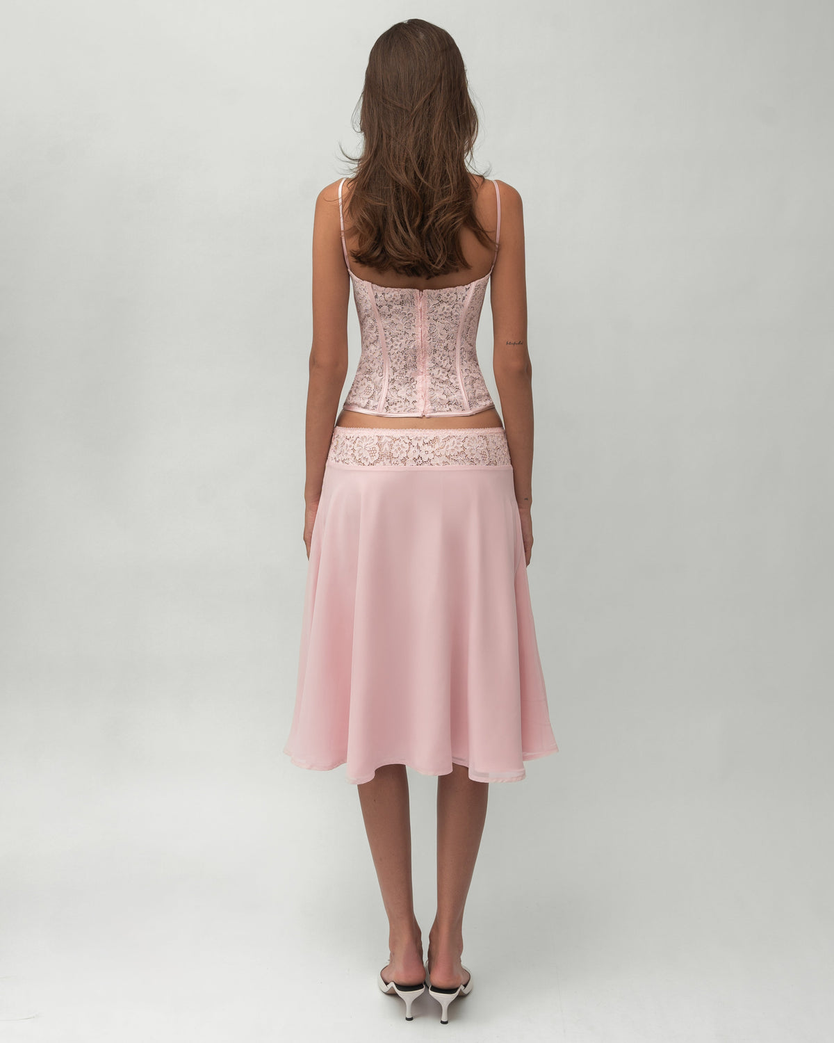 Bloom Skirt and Top Set - Rosa