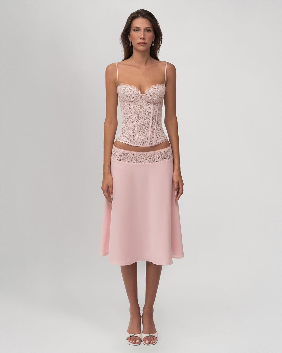 Bloom Skirt and Top Set - Rosa