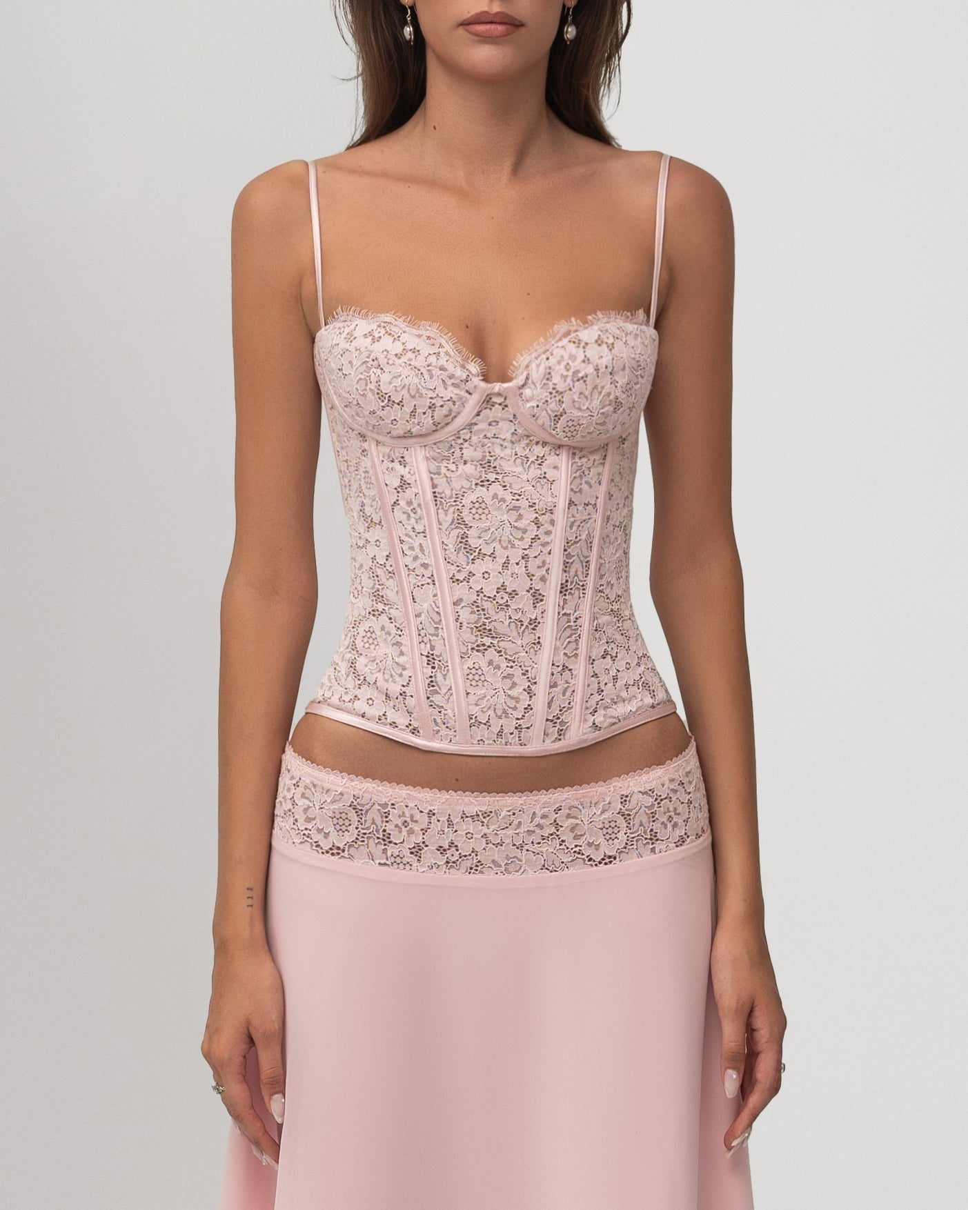 Bloom Skirt and Top Set - Rosa