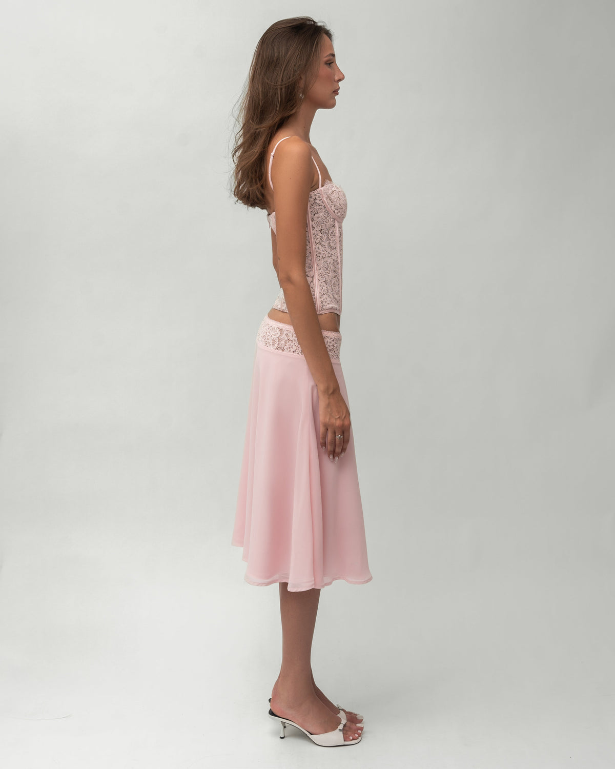 Bloom Skirt and Top Set - Rosa