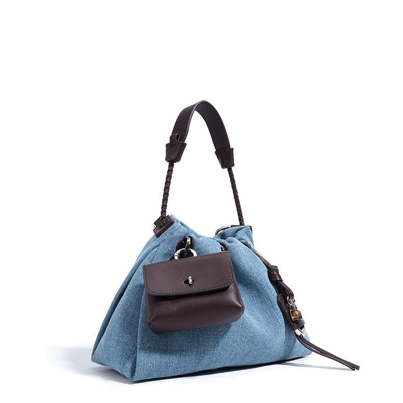 Talvira Borsa Denim - Marrone
