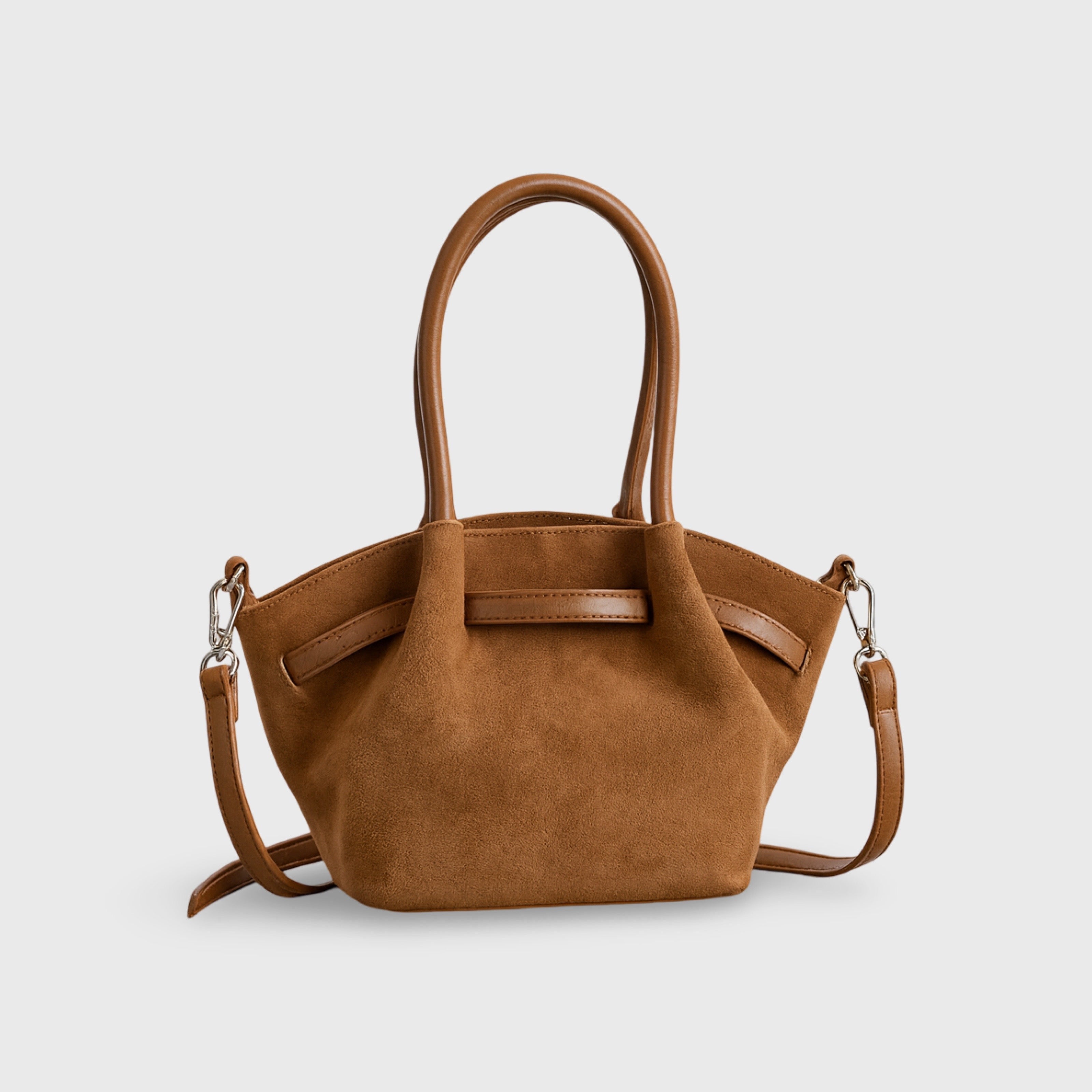 Selvira Mini Borsa Scamosciata - Cammello