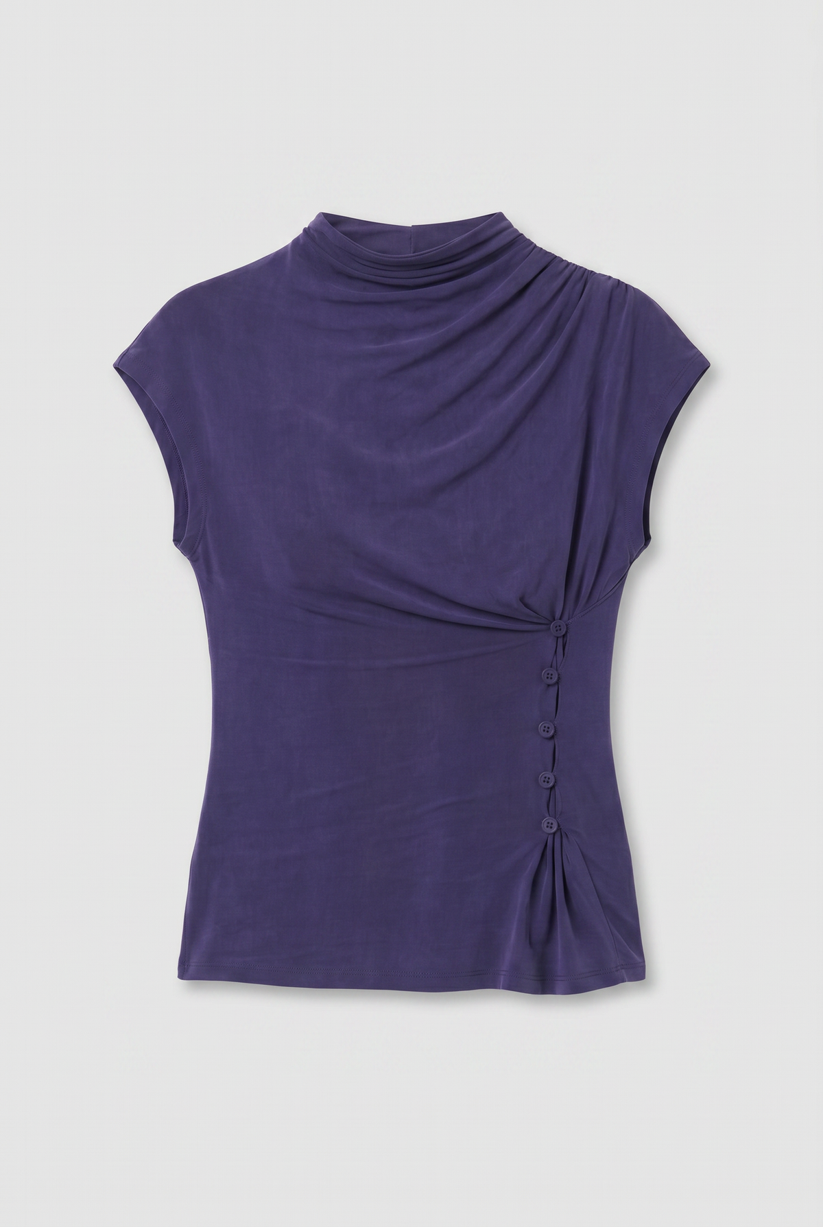 Kylie Button Top - Melanzana