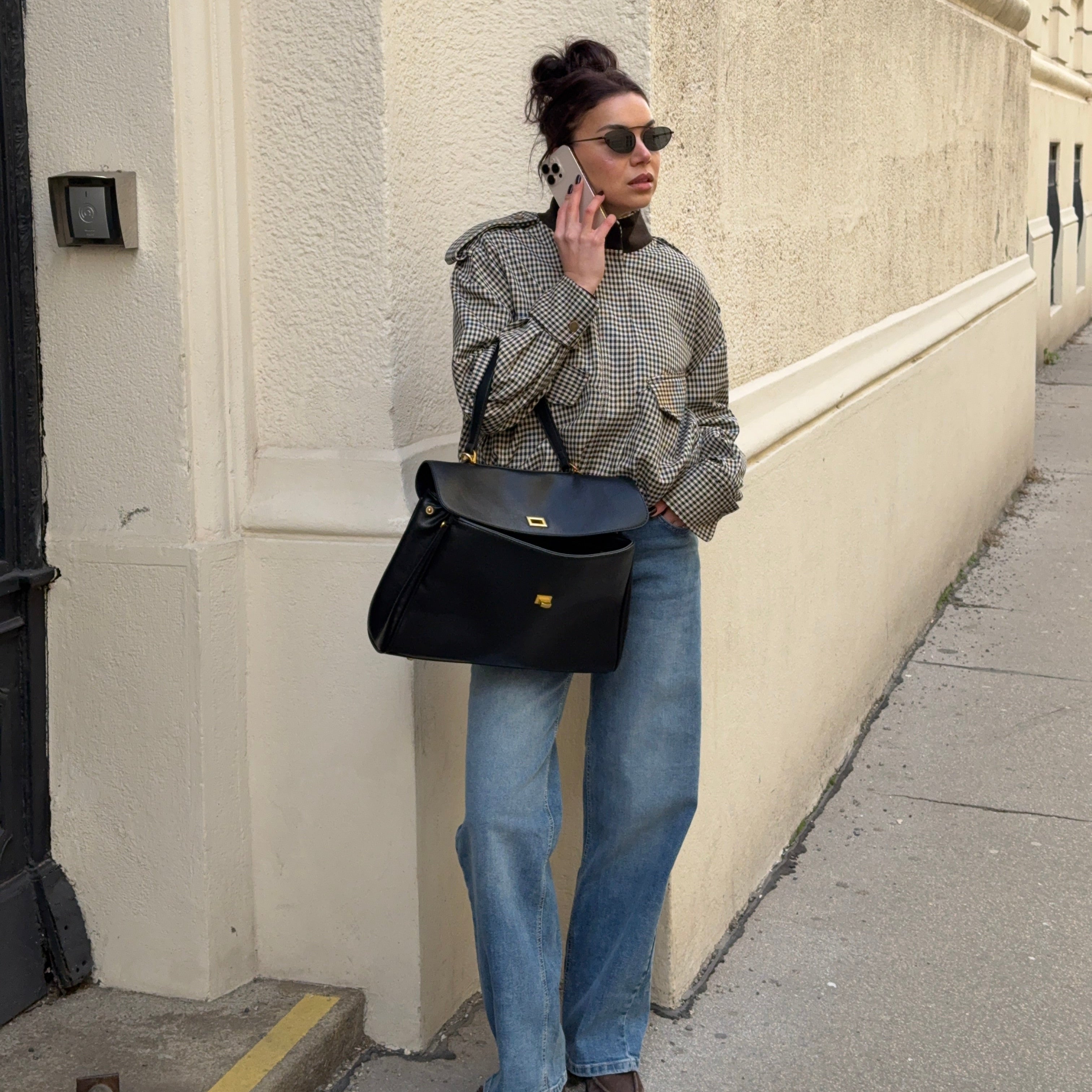 Miralena Borsa Essenziale - Nero Vintage