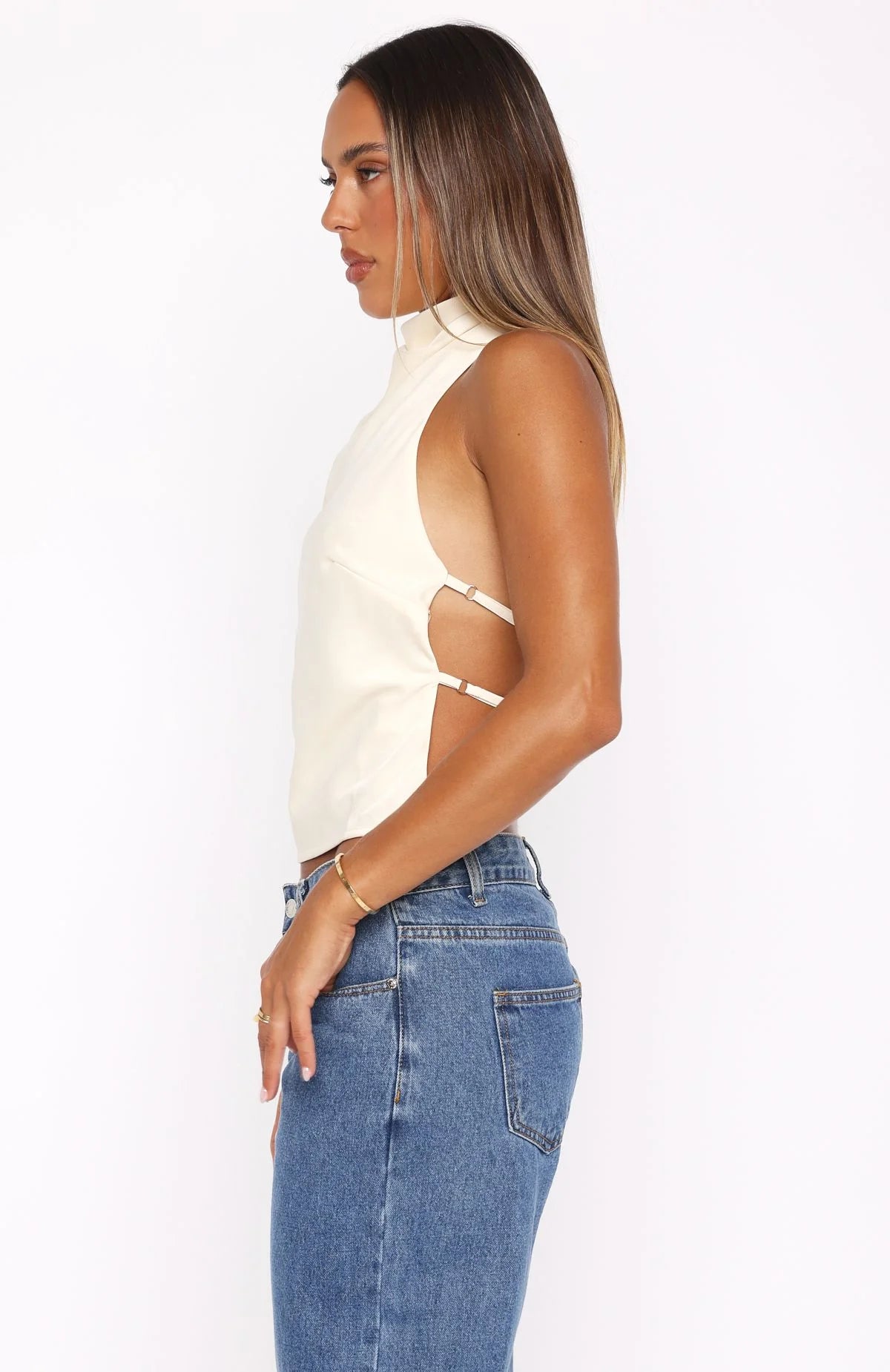 Time Passes Halter Top