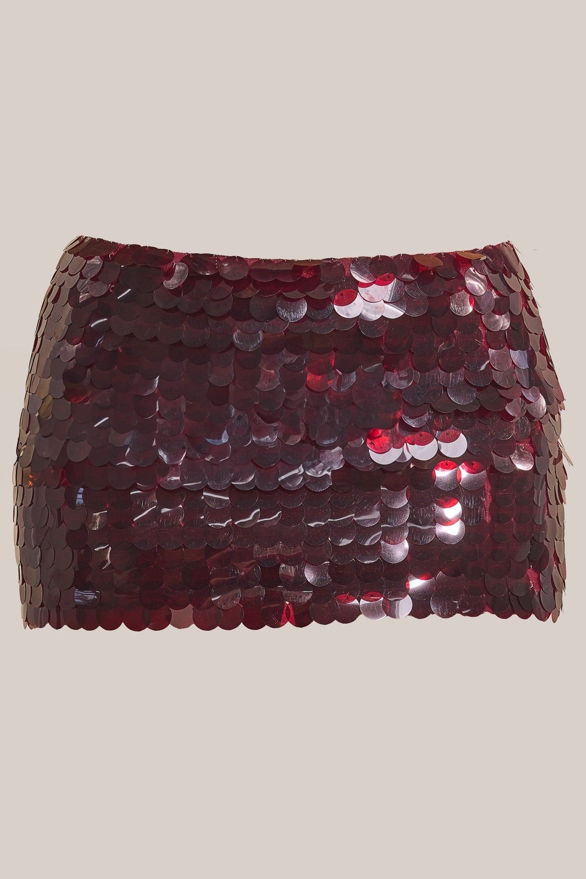 Shimmi Skirt - Rosso
