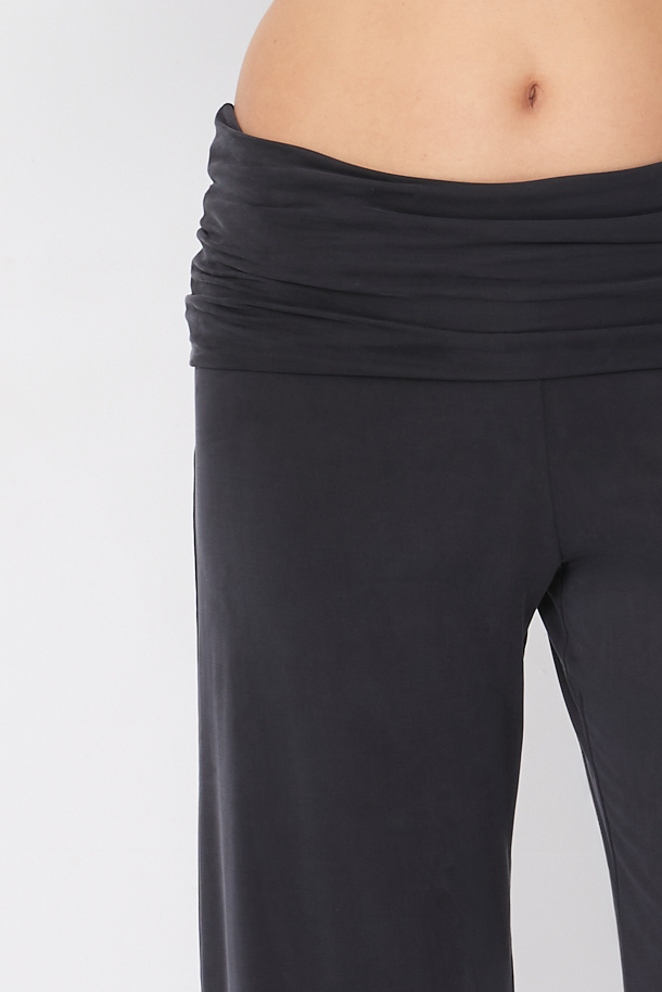 Kylie Fold Over Trousers - Grafite