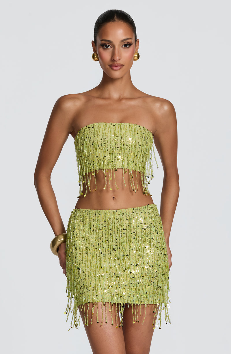 Blaise Mini Skirt - Verde Oliva