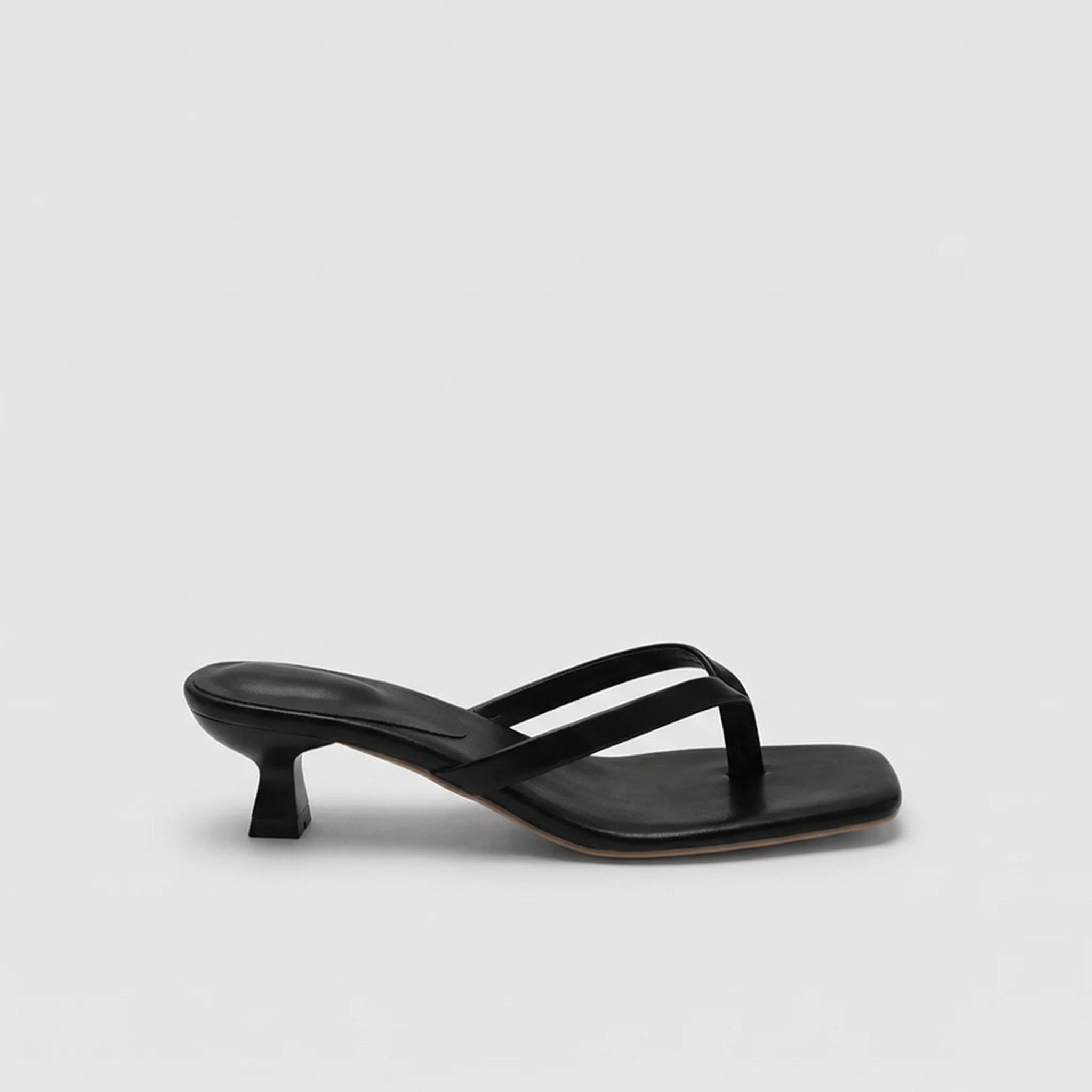 Selvika Sandalo a Fascia - Nero