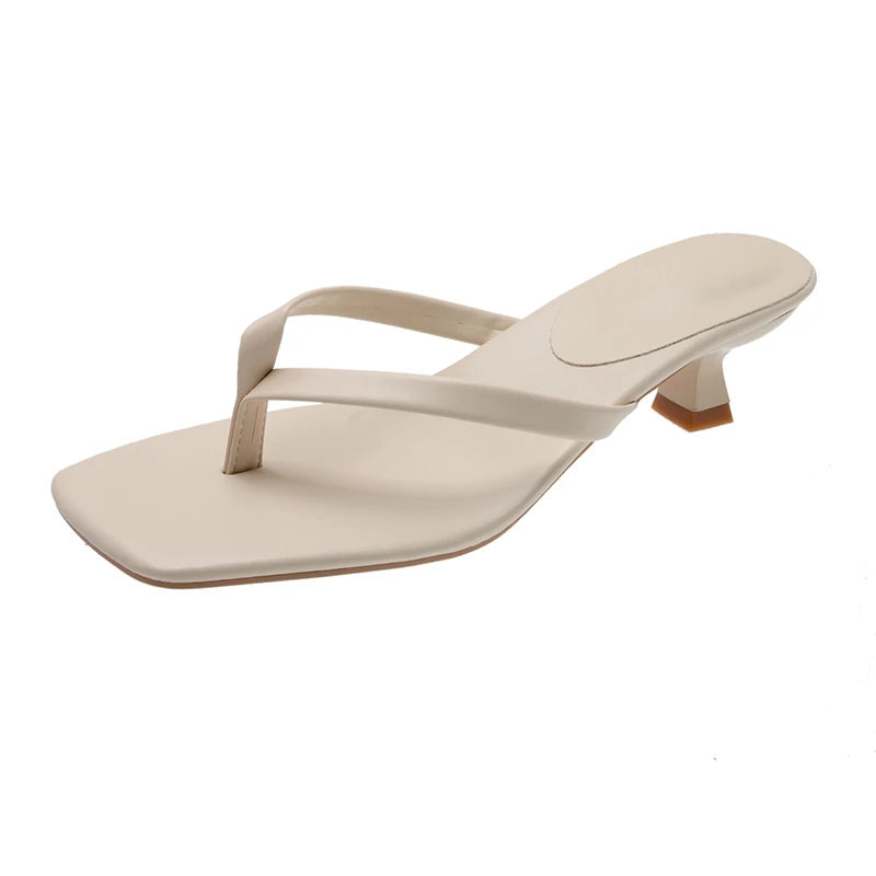 Selvika Sandalo a Fascia - Beige