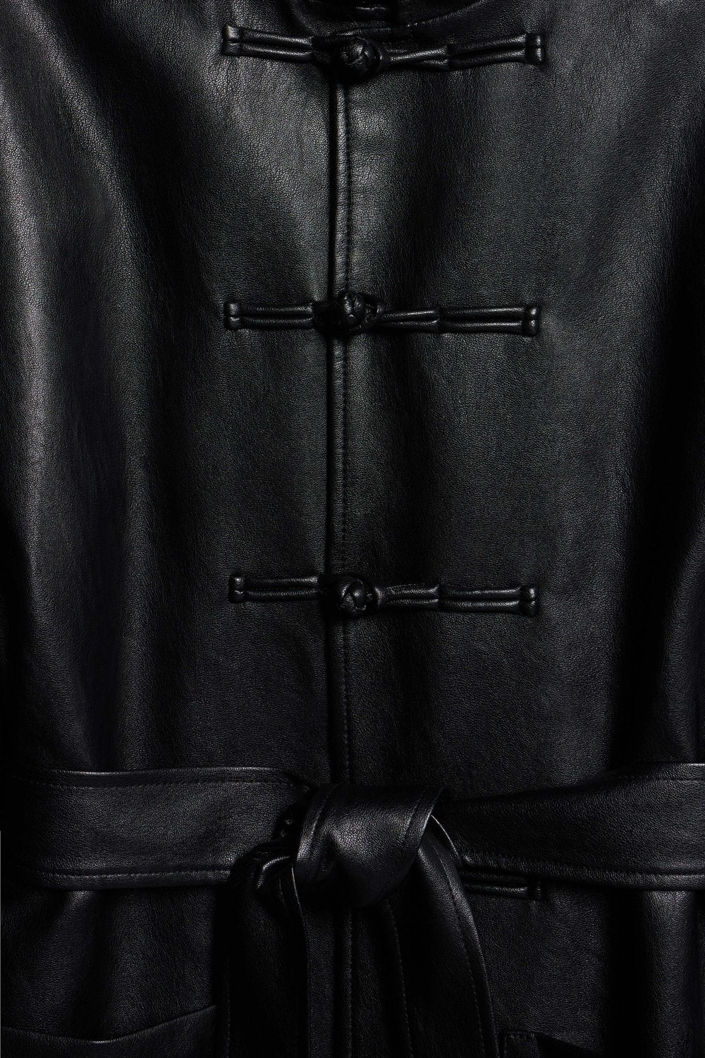 Giacca Effetto Pelle - Nero