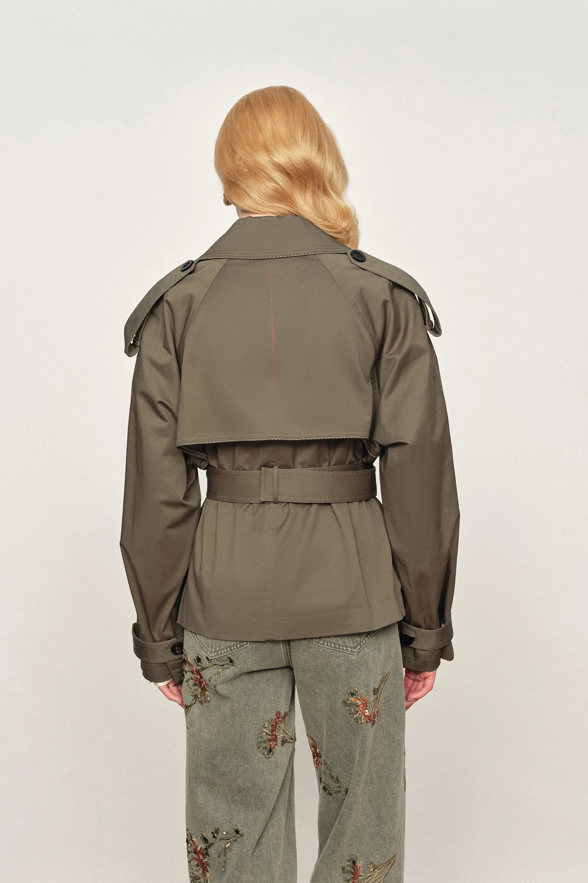 Trench Beatrice - Grigio Verde