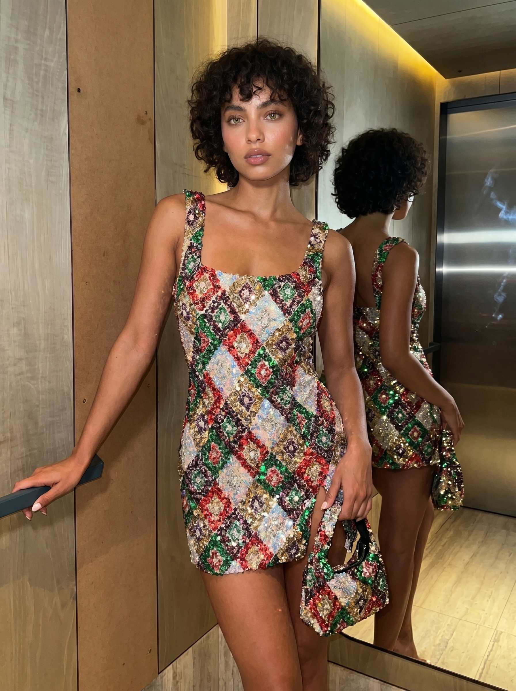 Ecurina Mini Dress - Oro