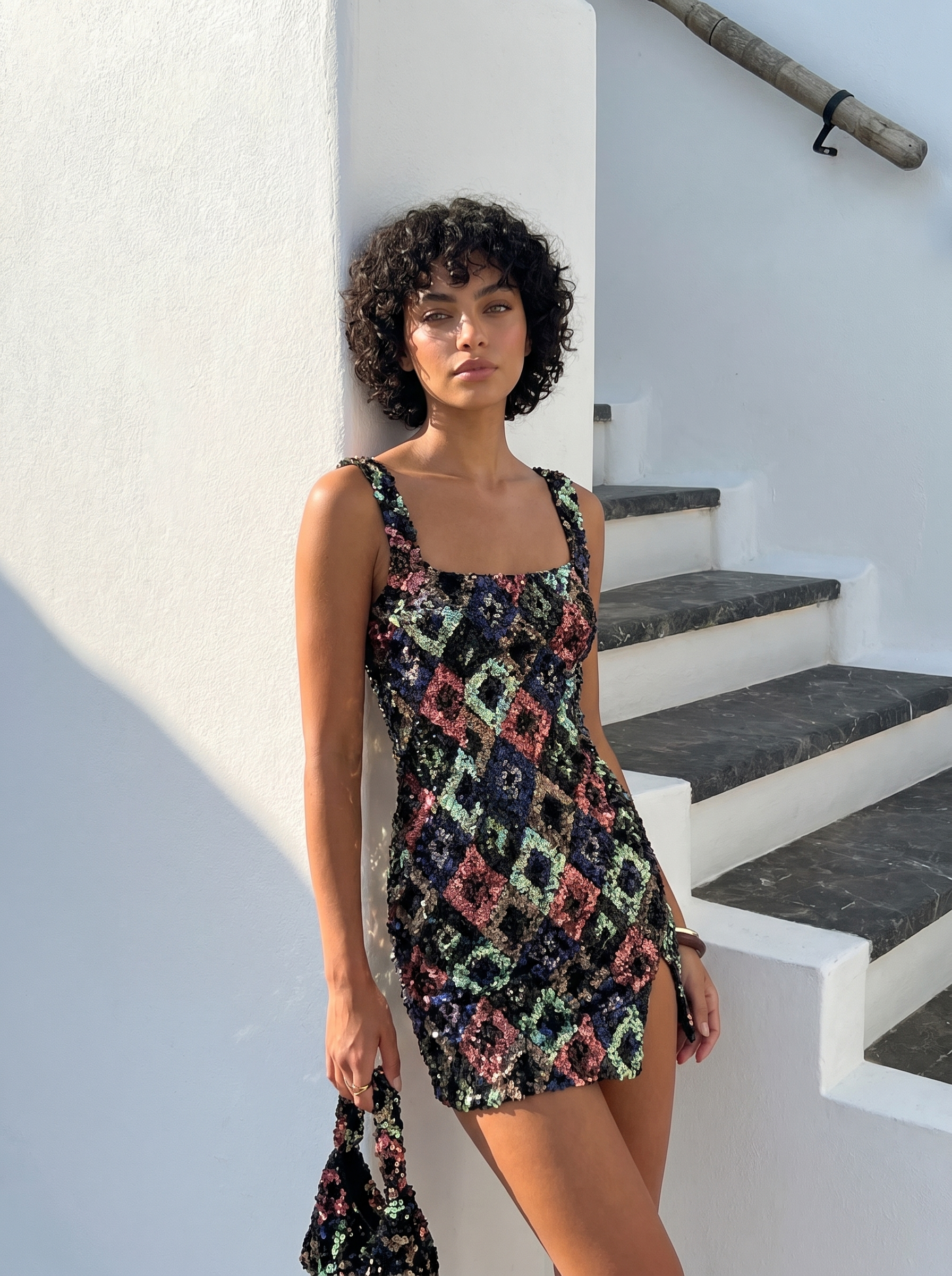 Ecurina Mini Dress - Nero