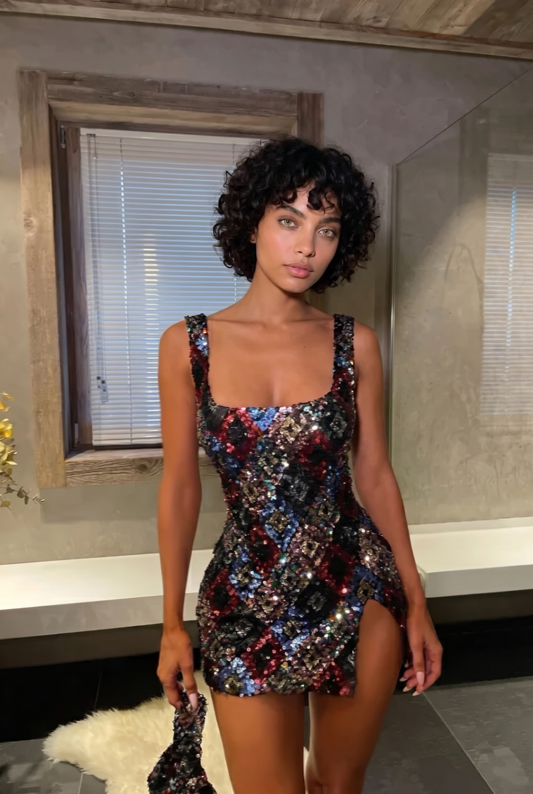 Ecurina Mini Dress - Blu