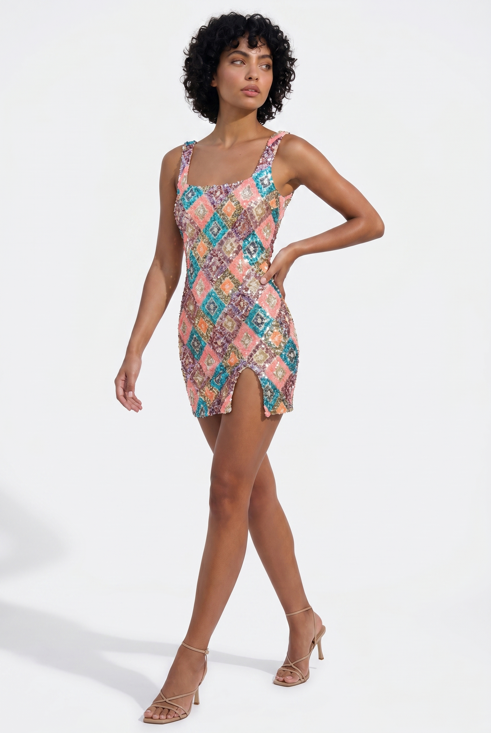 Ecurina Mini Dress - Rosa