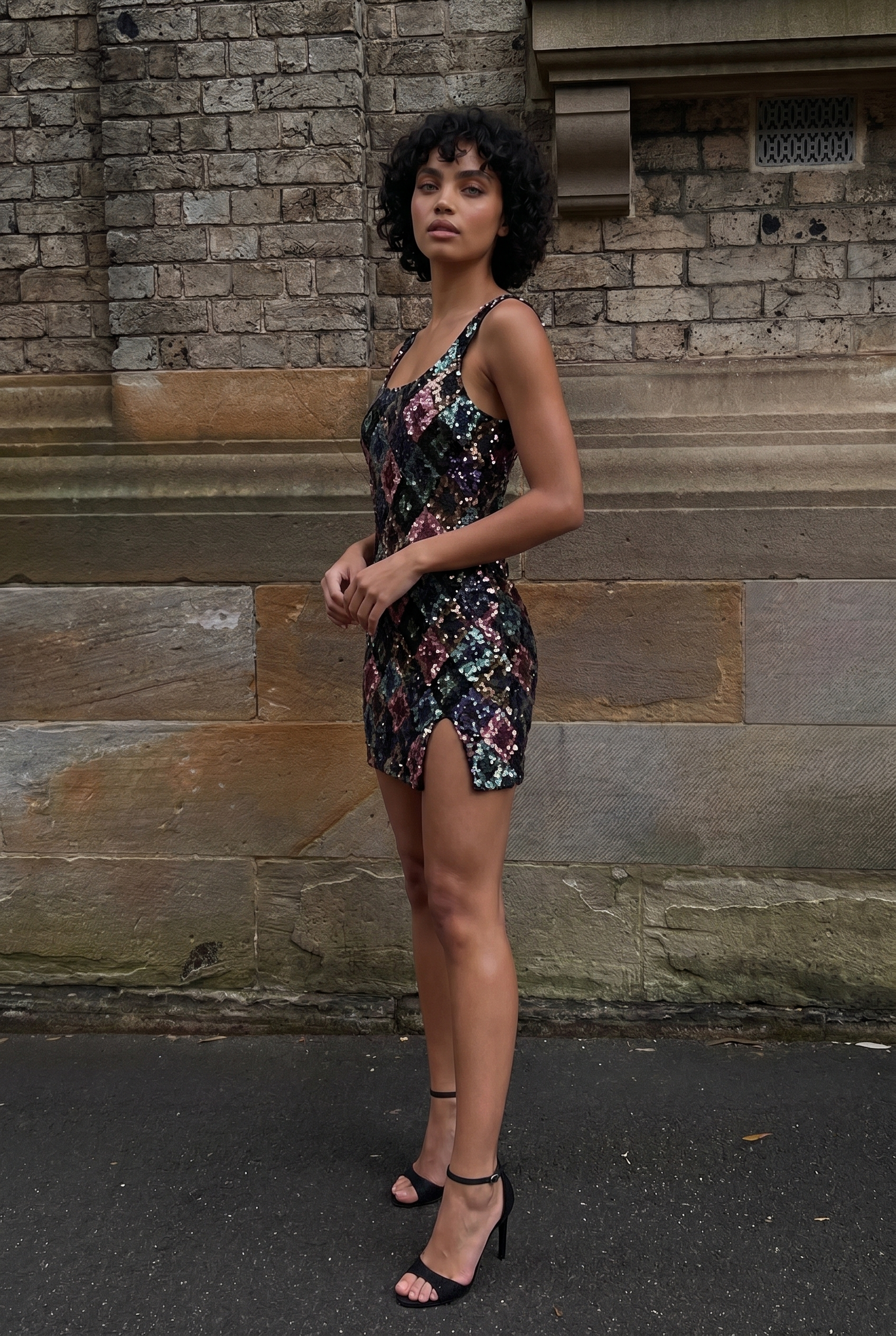 Ecurina Mini Dress - Nero