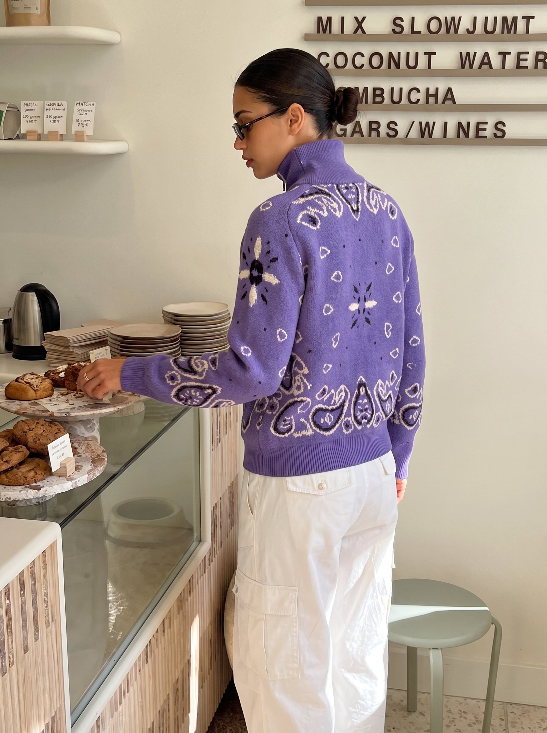 Gilet Carla Bandana - Viola
