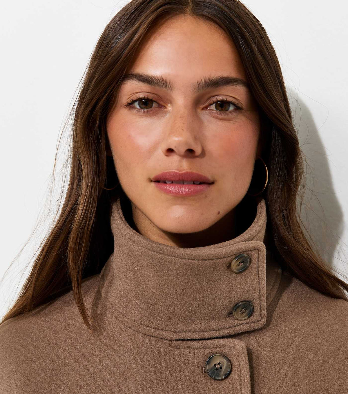 Petite Funnel Neck Jacket