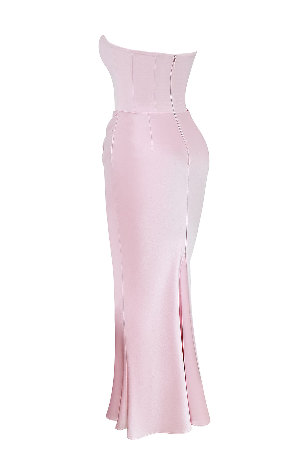 Strapless Corset Maxi Dress