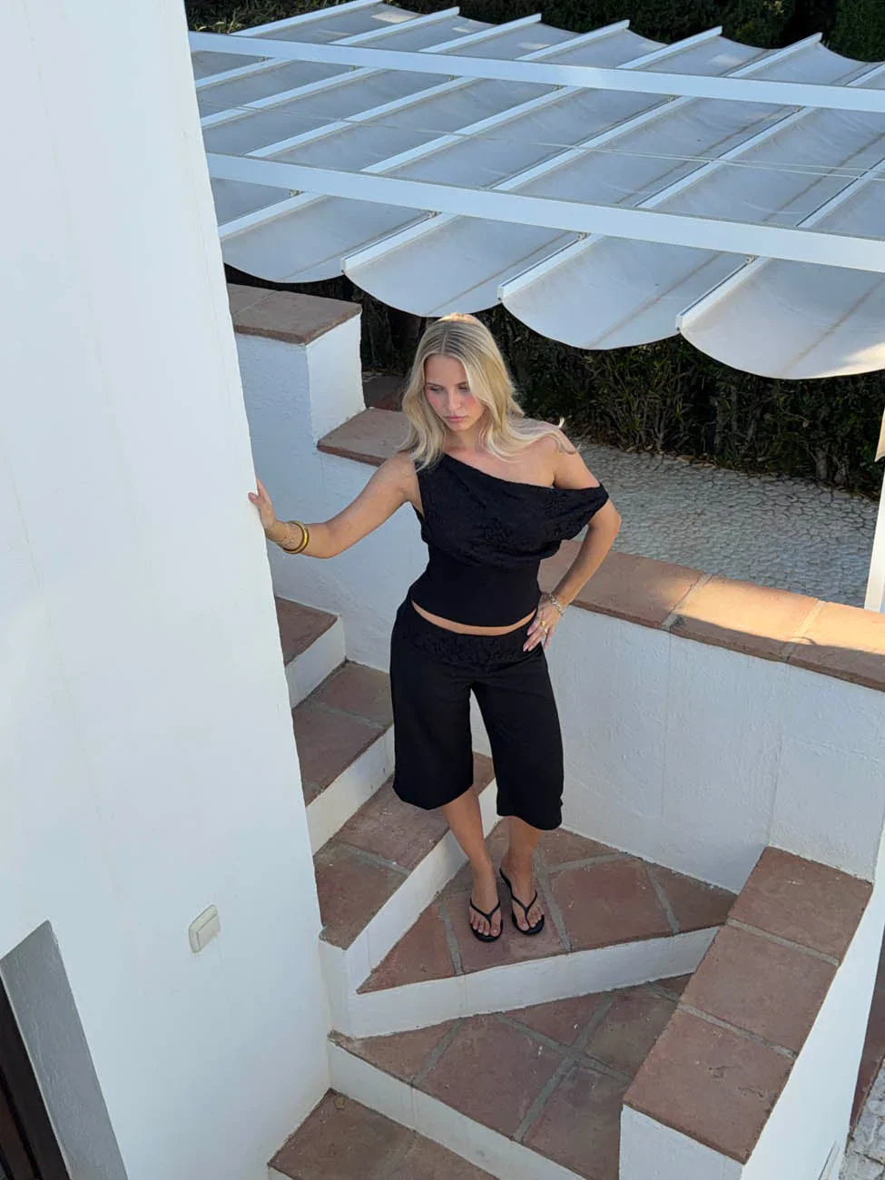 Kimmie polka dotted top