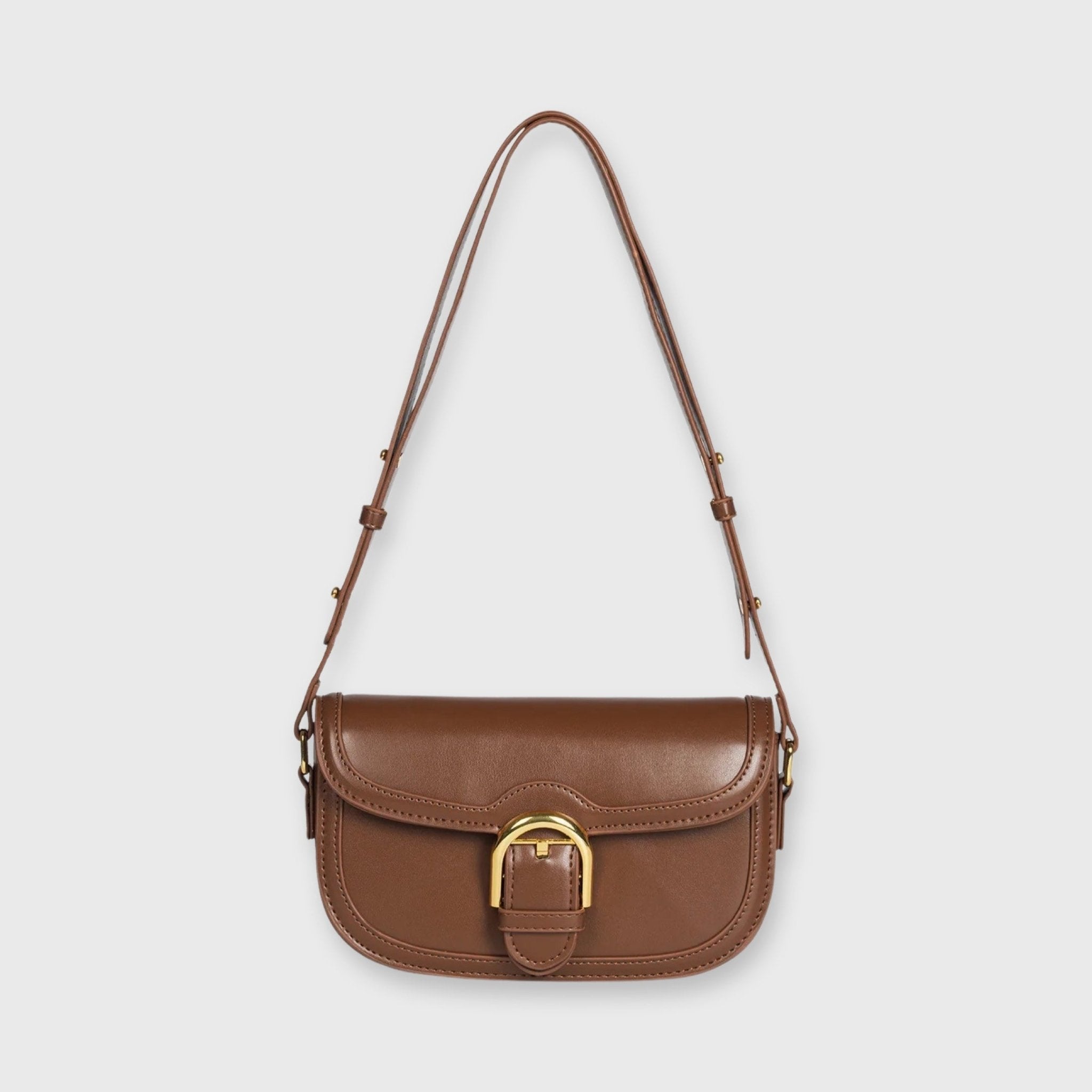 Marabella Mini Borsa a Spalla - Marrone