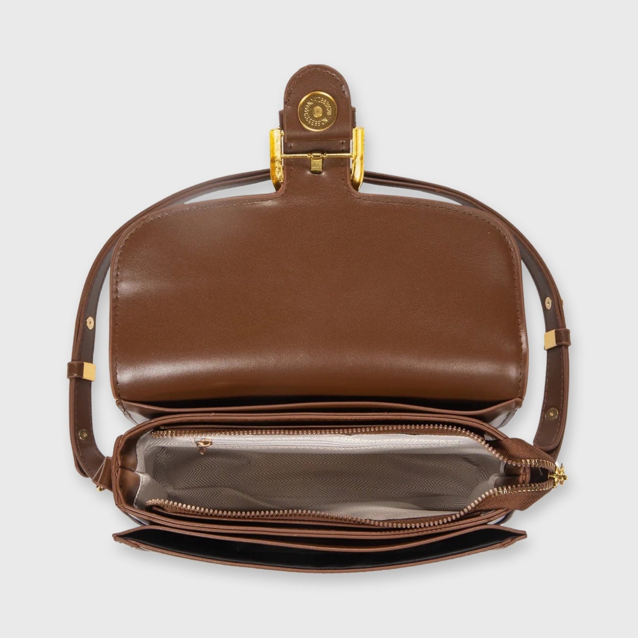 Marabella Mini Borsa a Spalla - Marrone