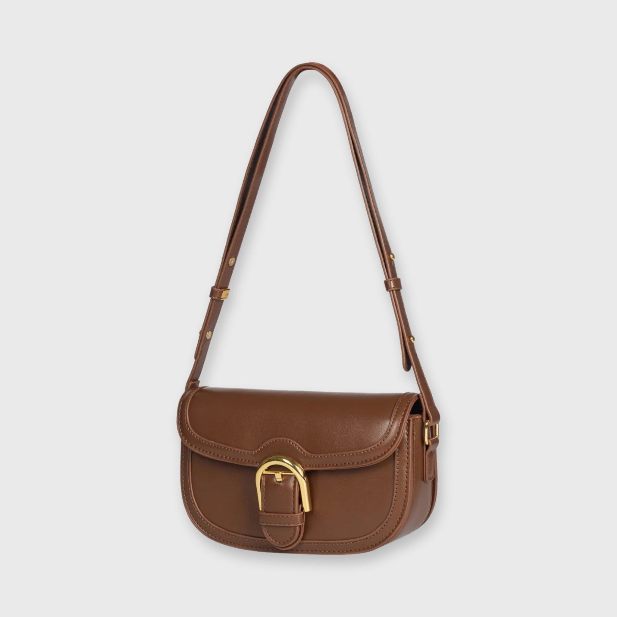 Marabella Mini Borsa a Spalla - Marrone