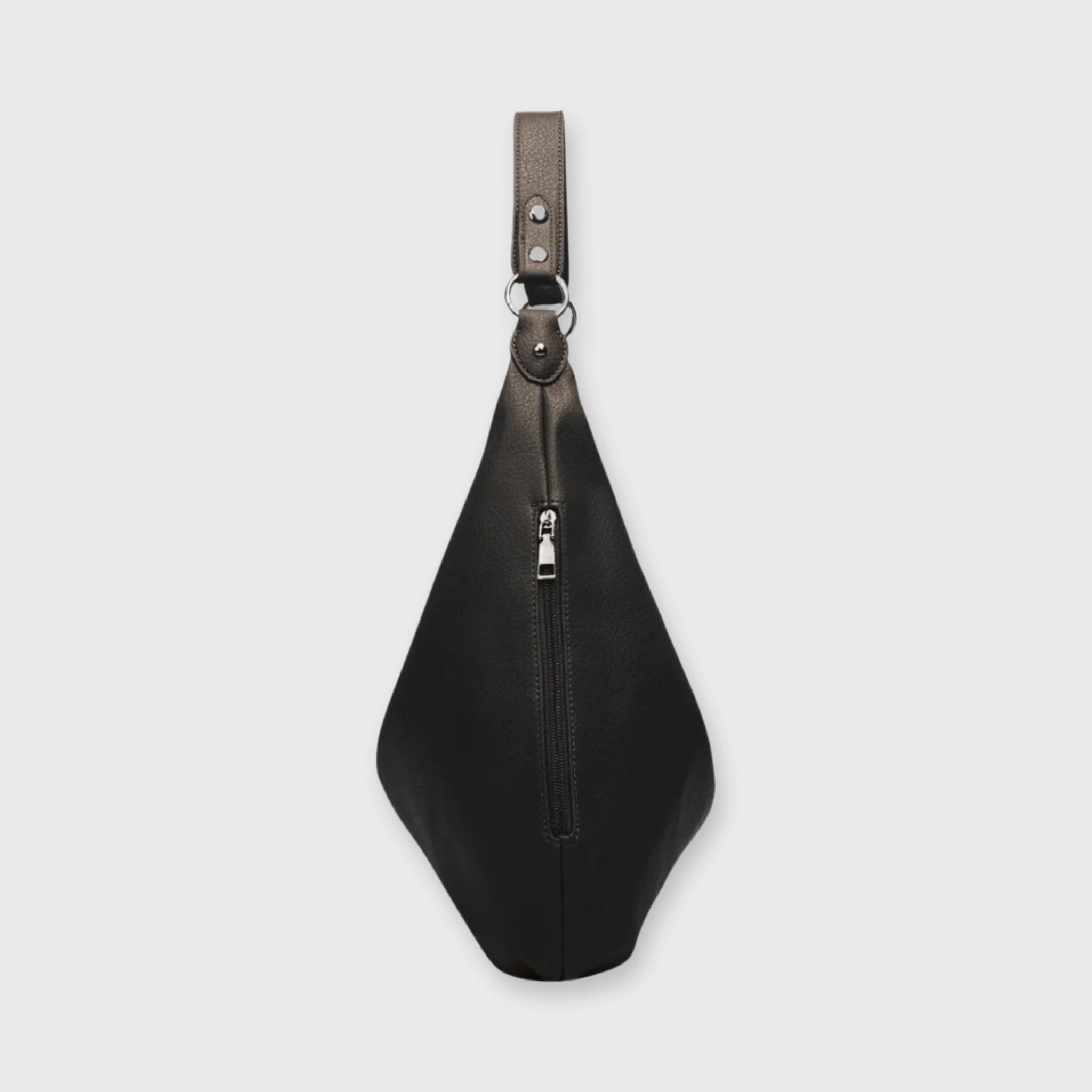 Cassie Borsa Rotonda Retro - Nero