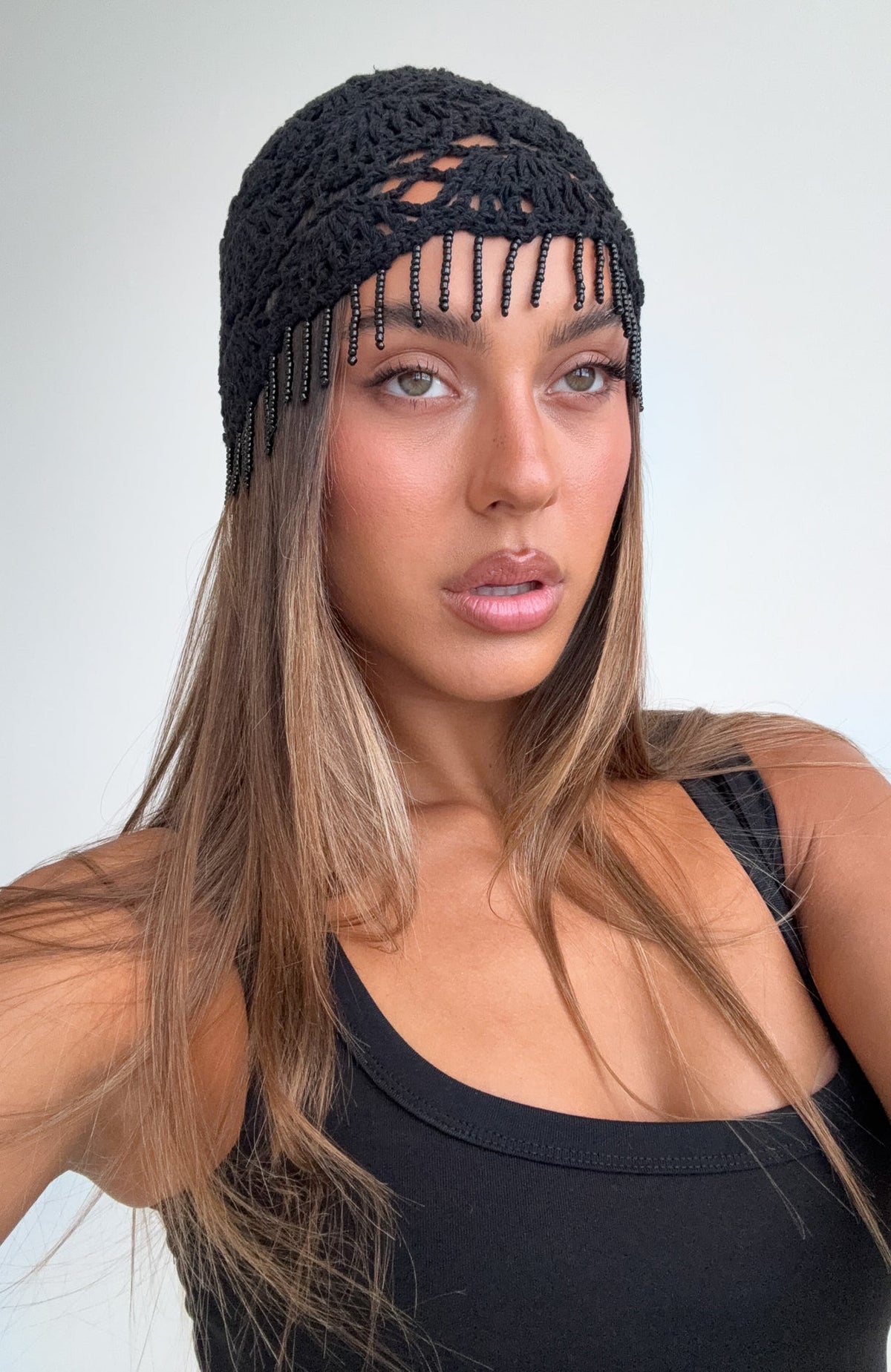 Crochet Hat - Nero